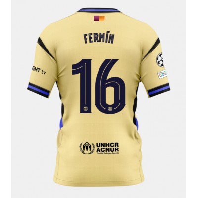 Barcelona Fermin Lopez #16 Gostujuci Dres 2025-26 Kratak Rukav Barcelona Fermin Lopez #16 Gostujuci Dres 2025-26 Kratak Rukav